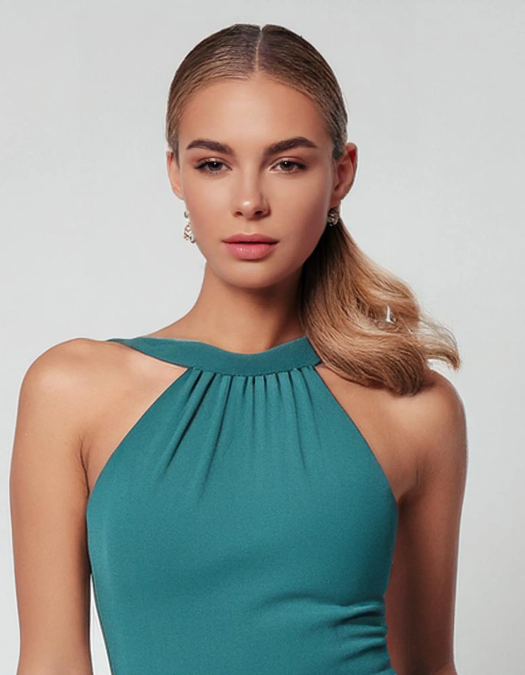 Aqua Dream Bodycon Dress