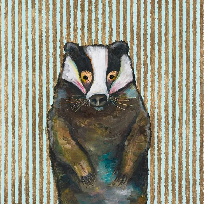 Badger Canvas Wall Art