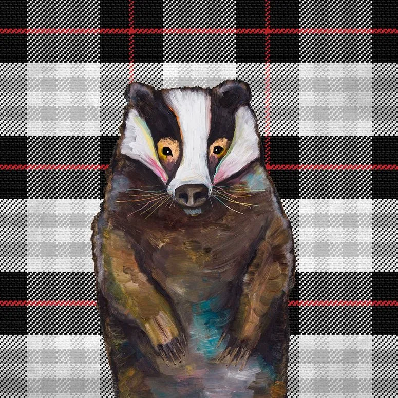 Badger Canvas Wall Art