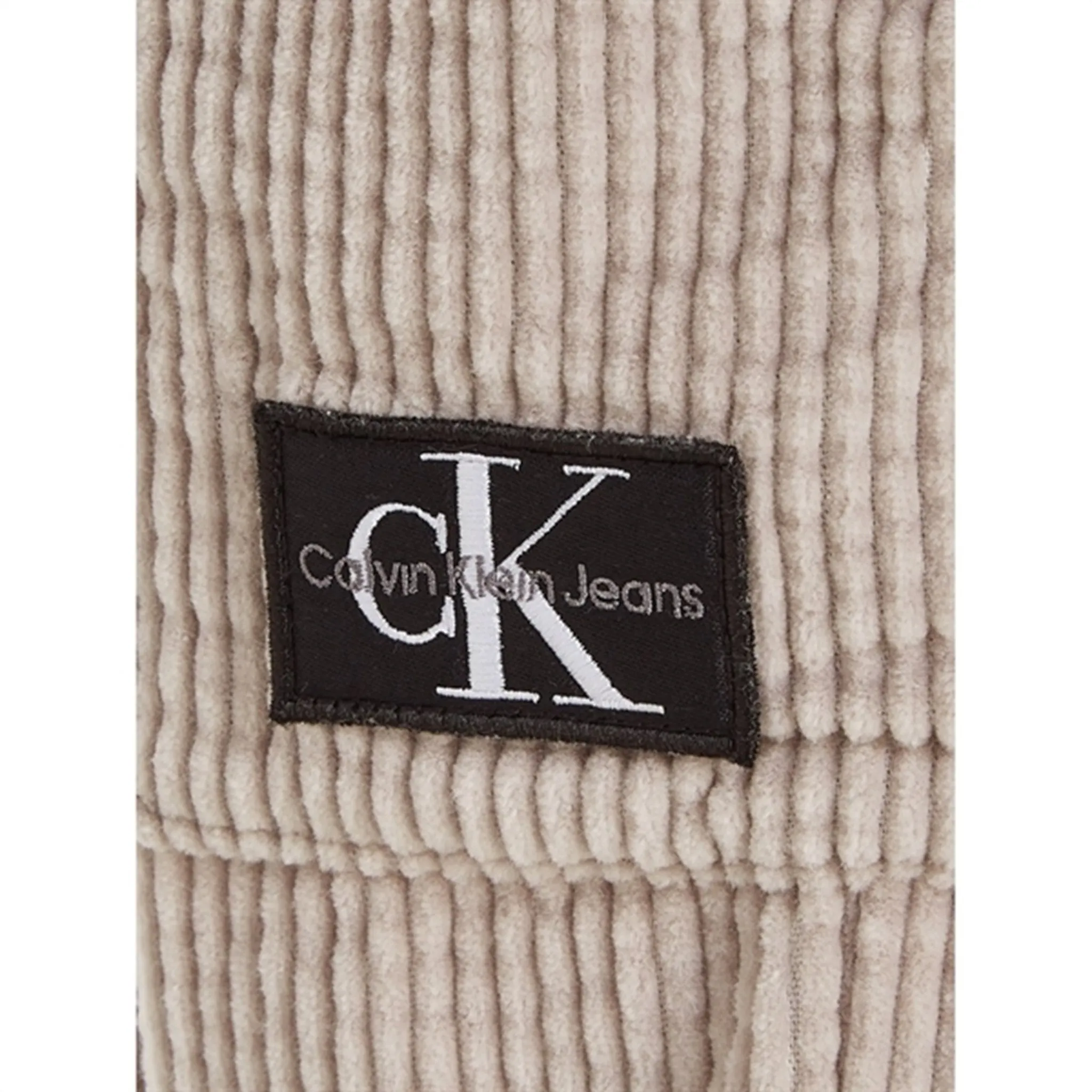 Calvin Klein Corduroy Badge Cargo Jogging Pants Porpoise