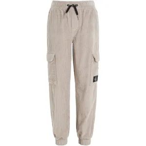 Calvin Klein Corduroy Badge Cargo Jogging Pants Porpoise