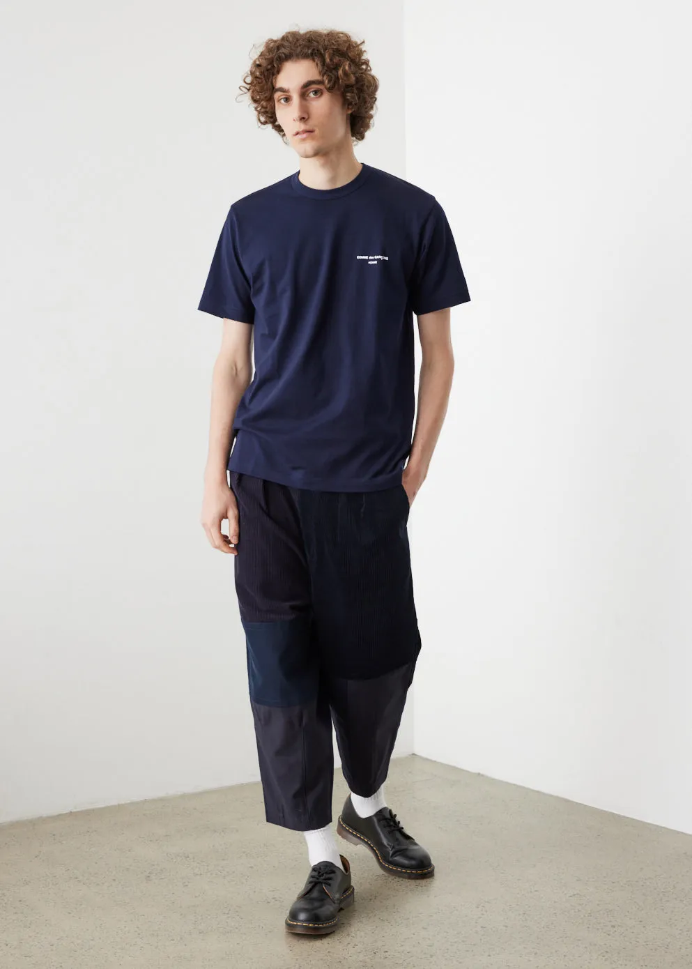 Cord Panel Trousers