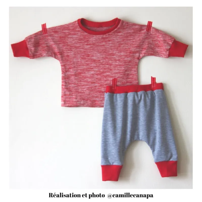 CORDOBA Jogging or pyjama set - Baby Boy & Girl 1M/4Y- PDF Sewing Pattern