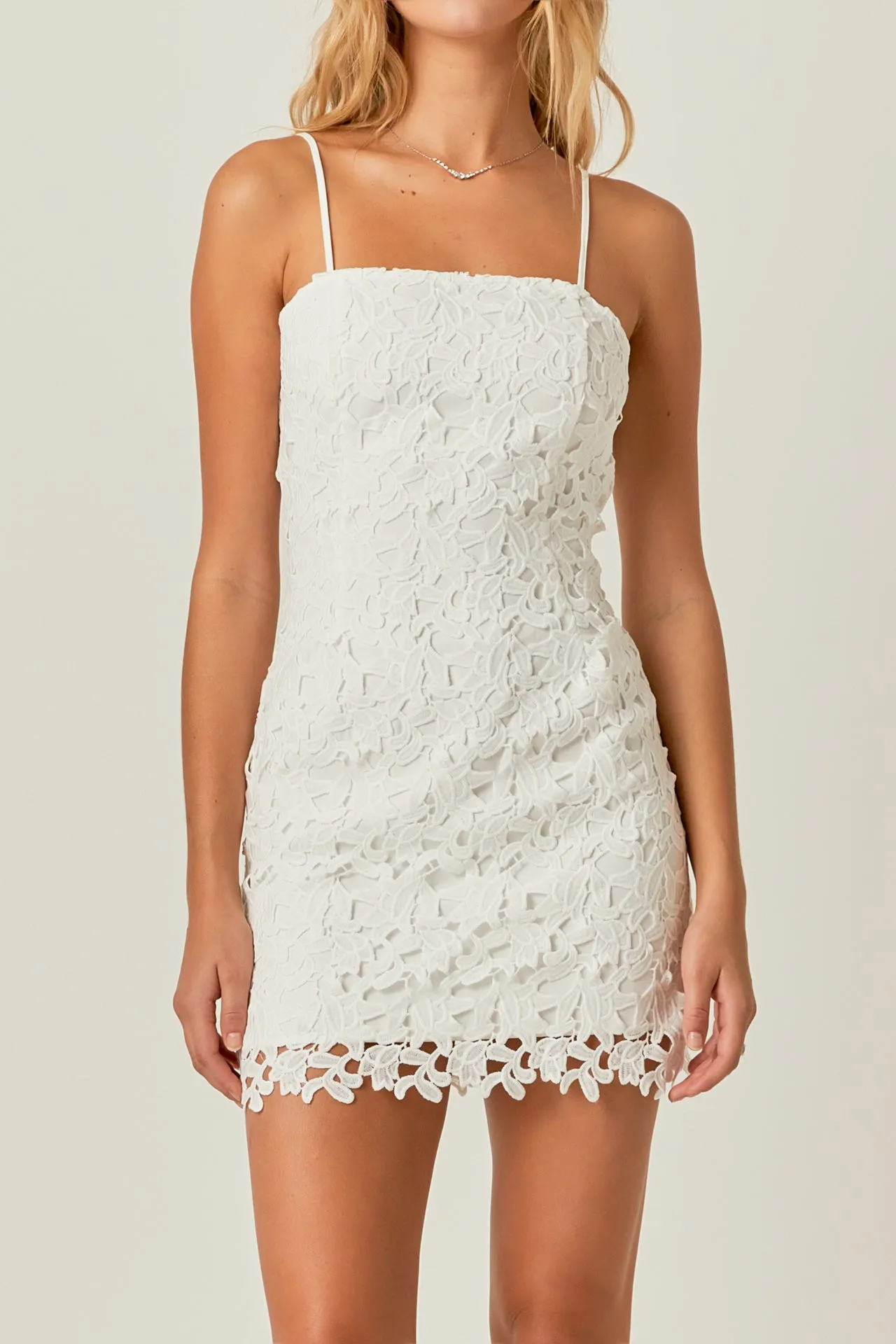 Crochet Lace Bodycon Mini