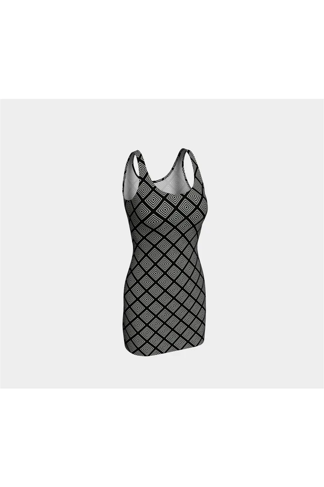 Diamond Silhouette Bodycon Dress