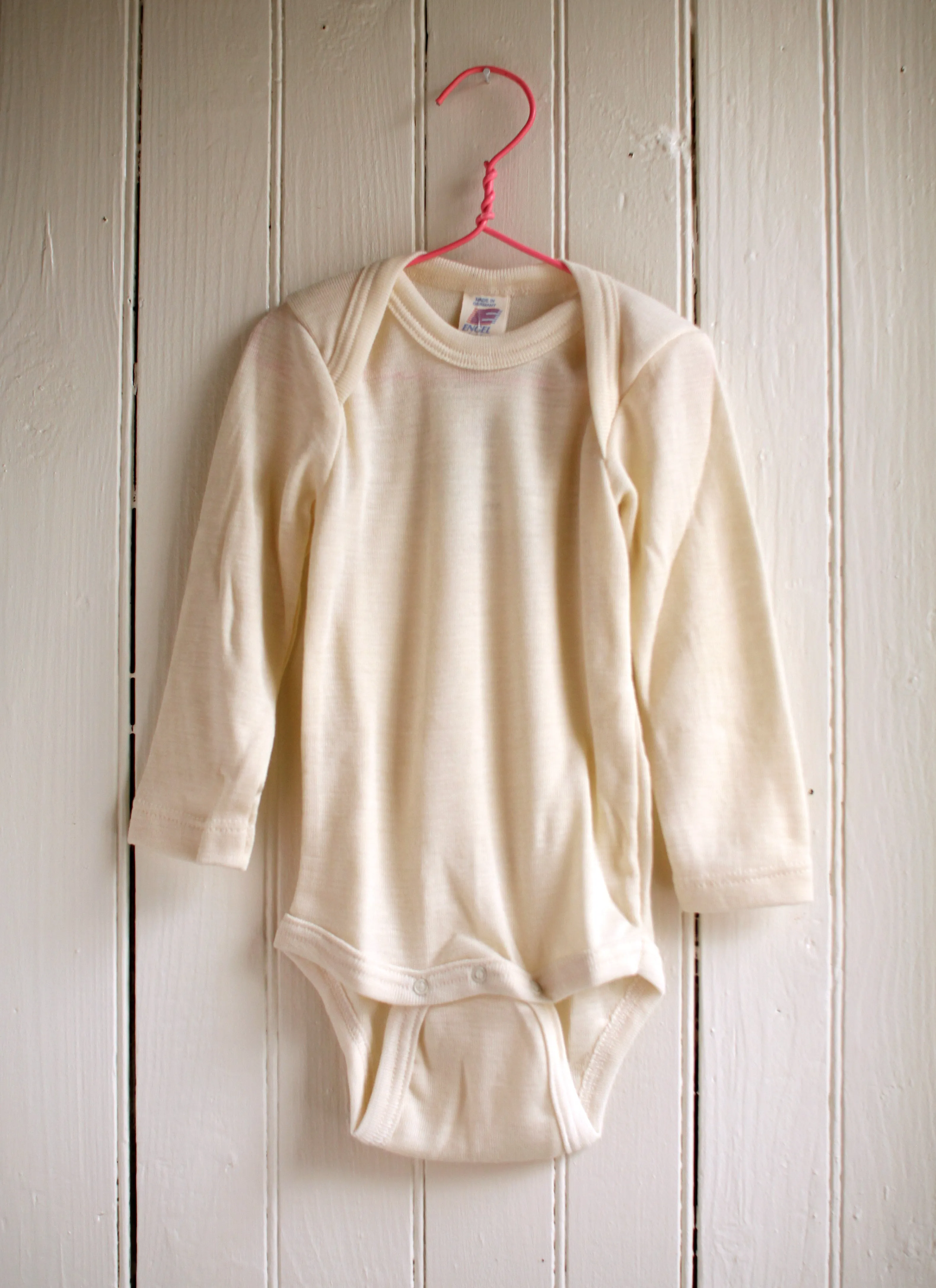 Engel Organic Wool/Silk Baby Long Sleeve Onesie