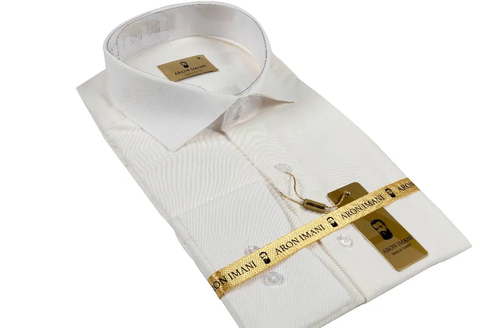 Exquisitely Crafted, the ARON IMANI Men's Dress Shirt. Slim fit, European made for superior style | IMANI Navy