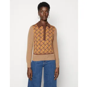 GANT G Pattern Collar Retro Top 4805181