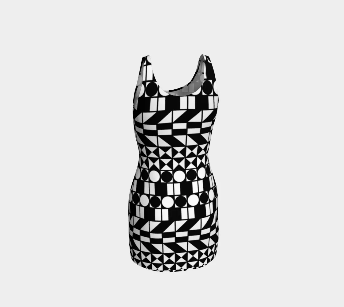 Geo Fun Bodycon Dres