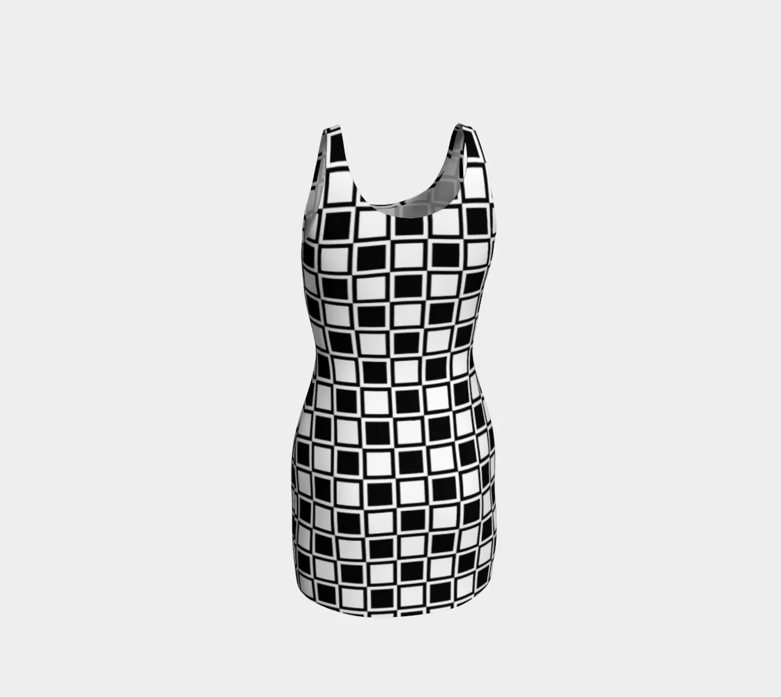 Inverse Square Bodycon Dress