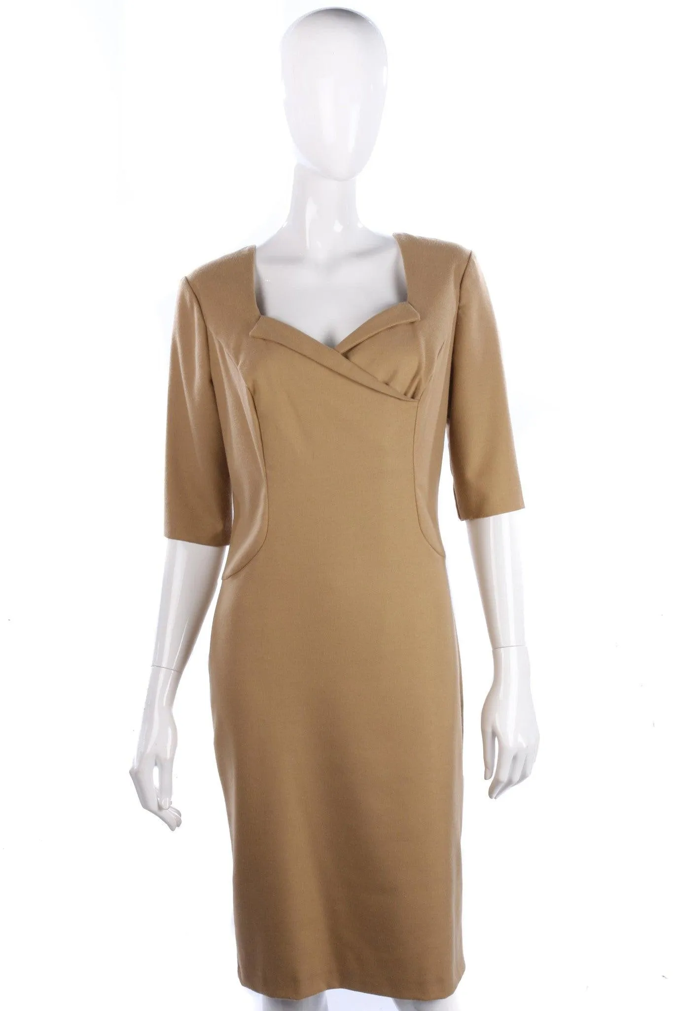 Kenneth Cole Dress Camel Colour UK Size 12