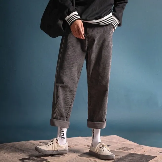 [Korean Style] Jack Corduroy Straight Pants