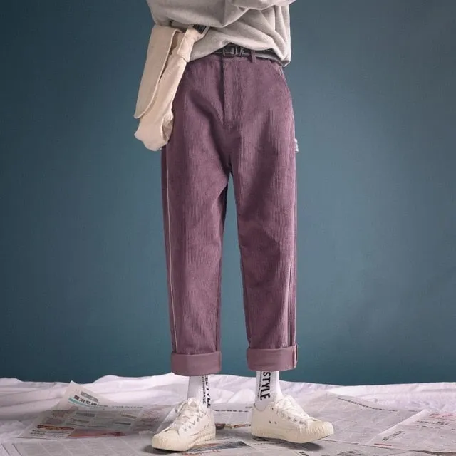 [Korean Style] Jack Corduroy Straight Pants