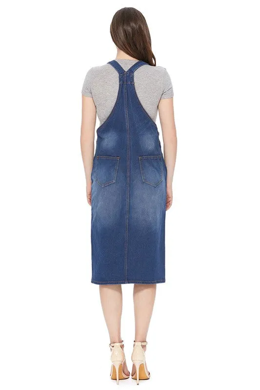 Ladies' Denim Overall Dress