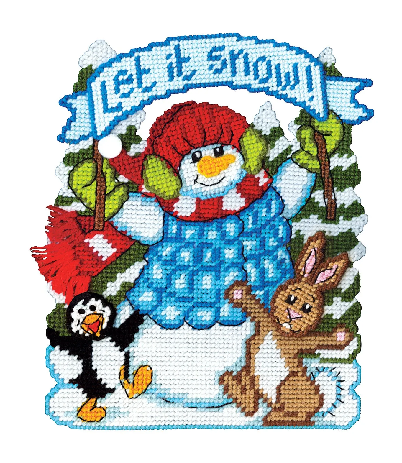 Let It Snow Plastic Canvas Kit