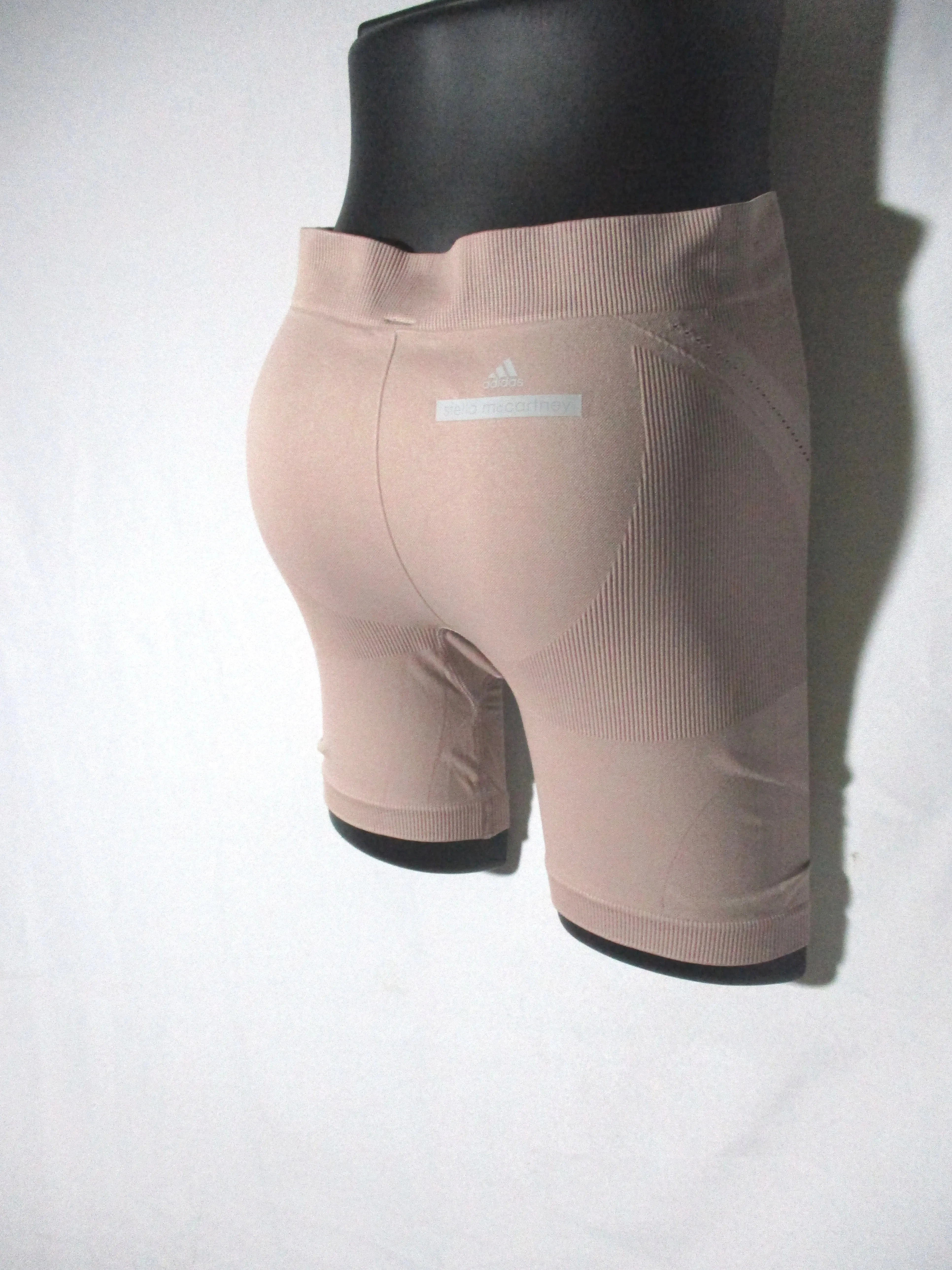 NEW ADIDAS STELLA MCCARTNEY Run Tight Short Fitness M TAUPE BROWN