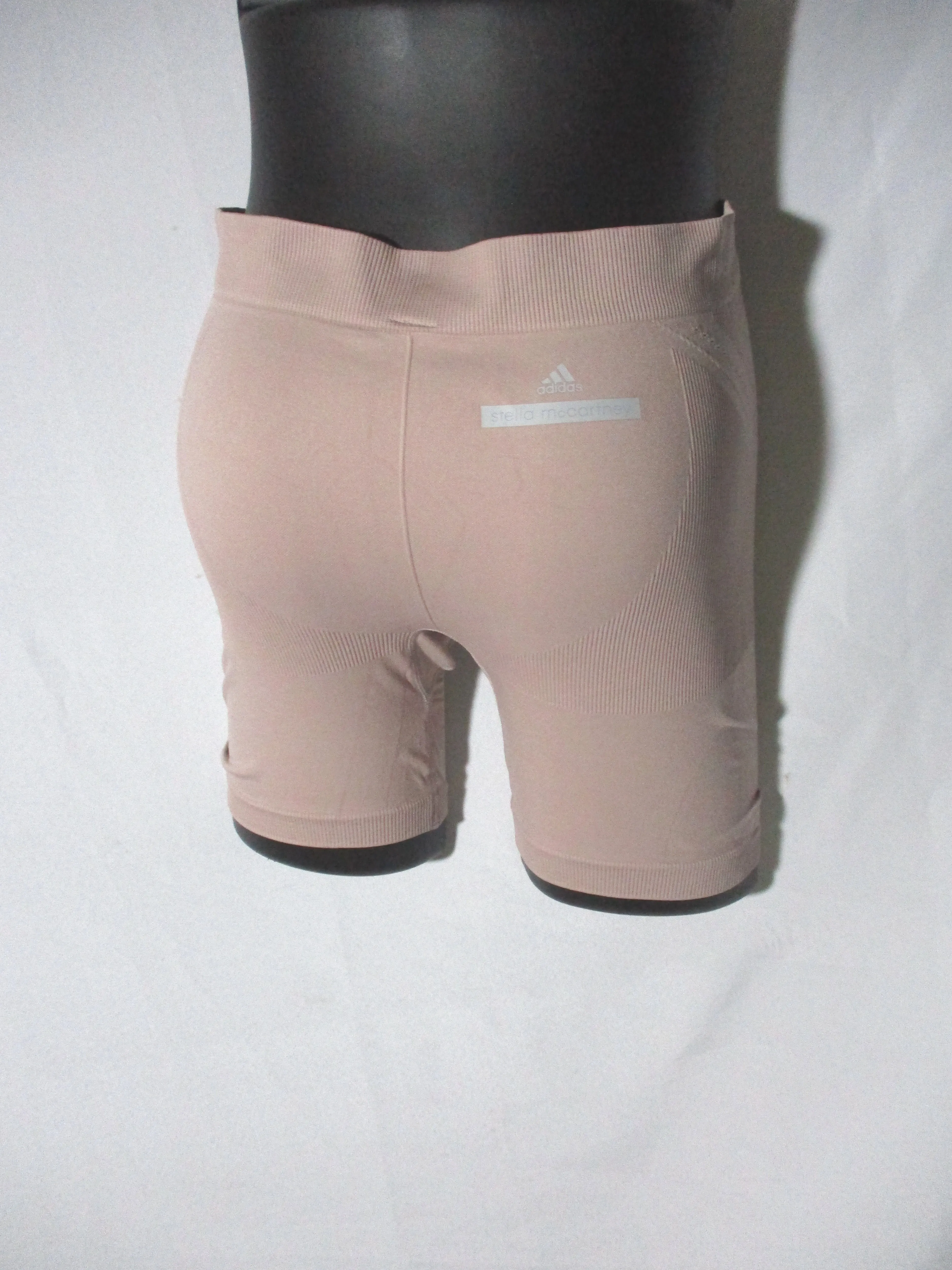 NEW ADIDAS STELLA MCCARTNEY Run Tight Short Fitness M TAUPE BROWN