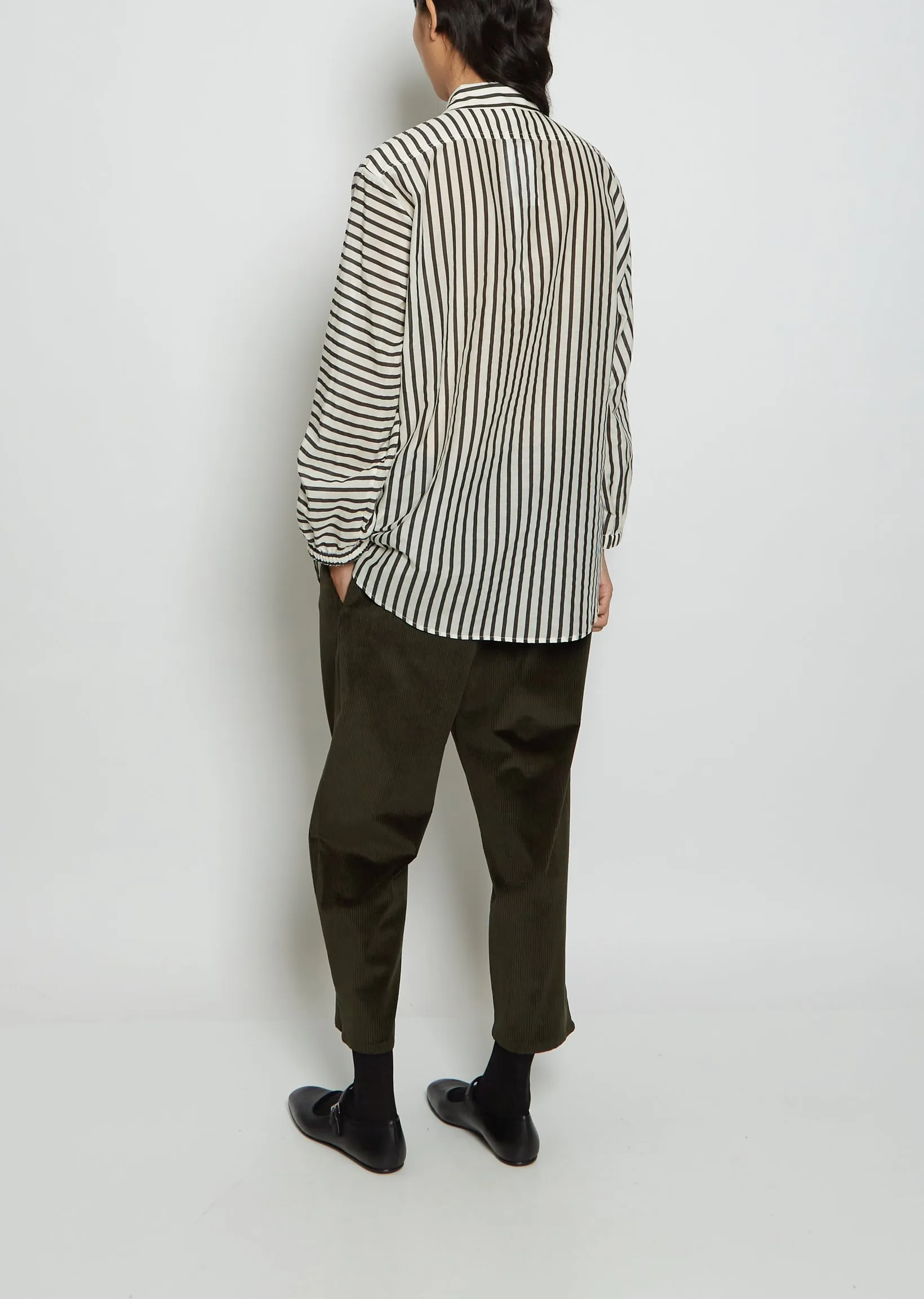 Oversize Silk Voile Shirt