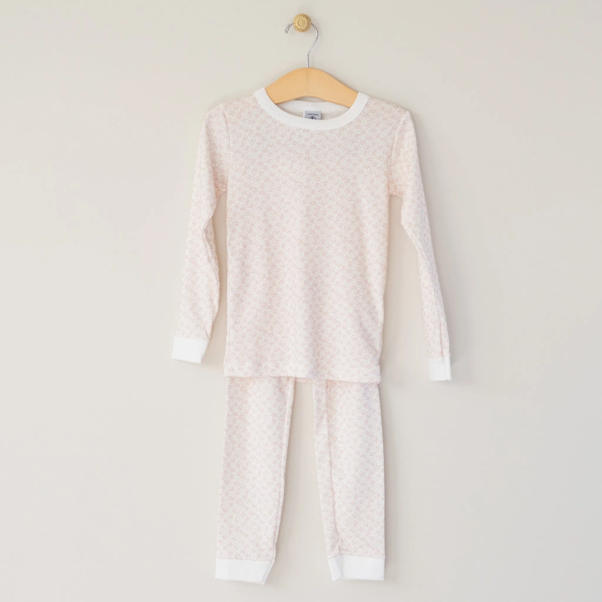 Petit Bateau Pink Floral Long John