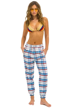 PLAID LODGE PANT - MONTAUK PLAID