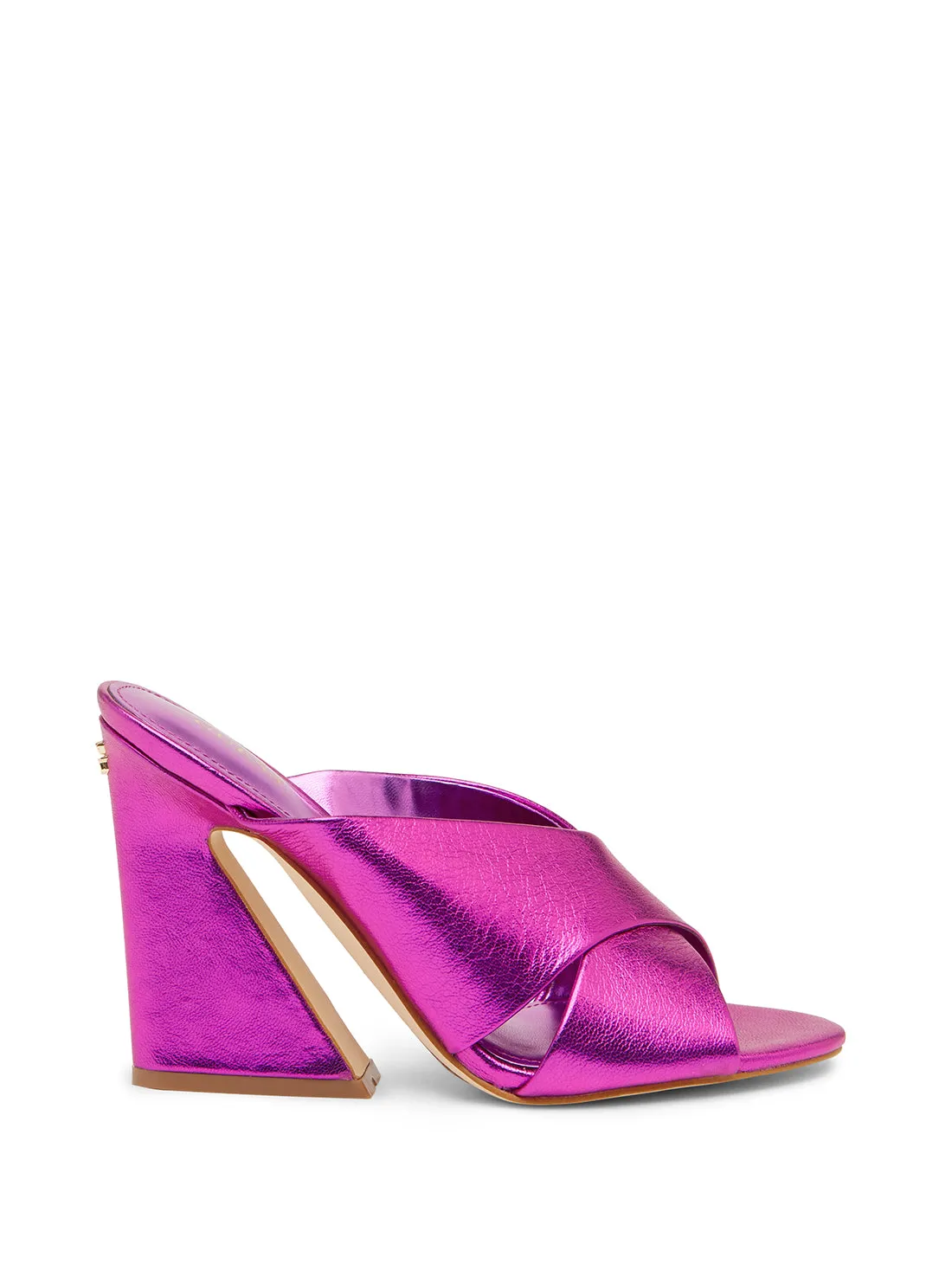 Purple Metallic Kiddy Heels