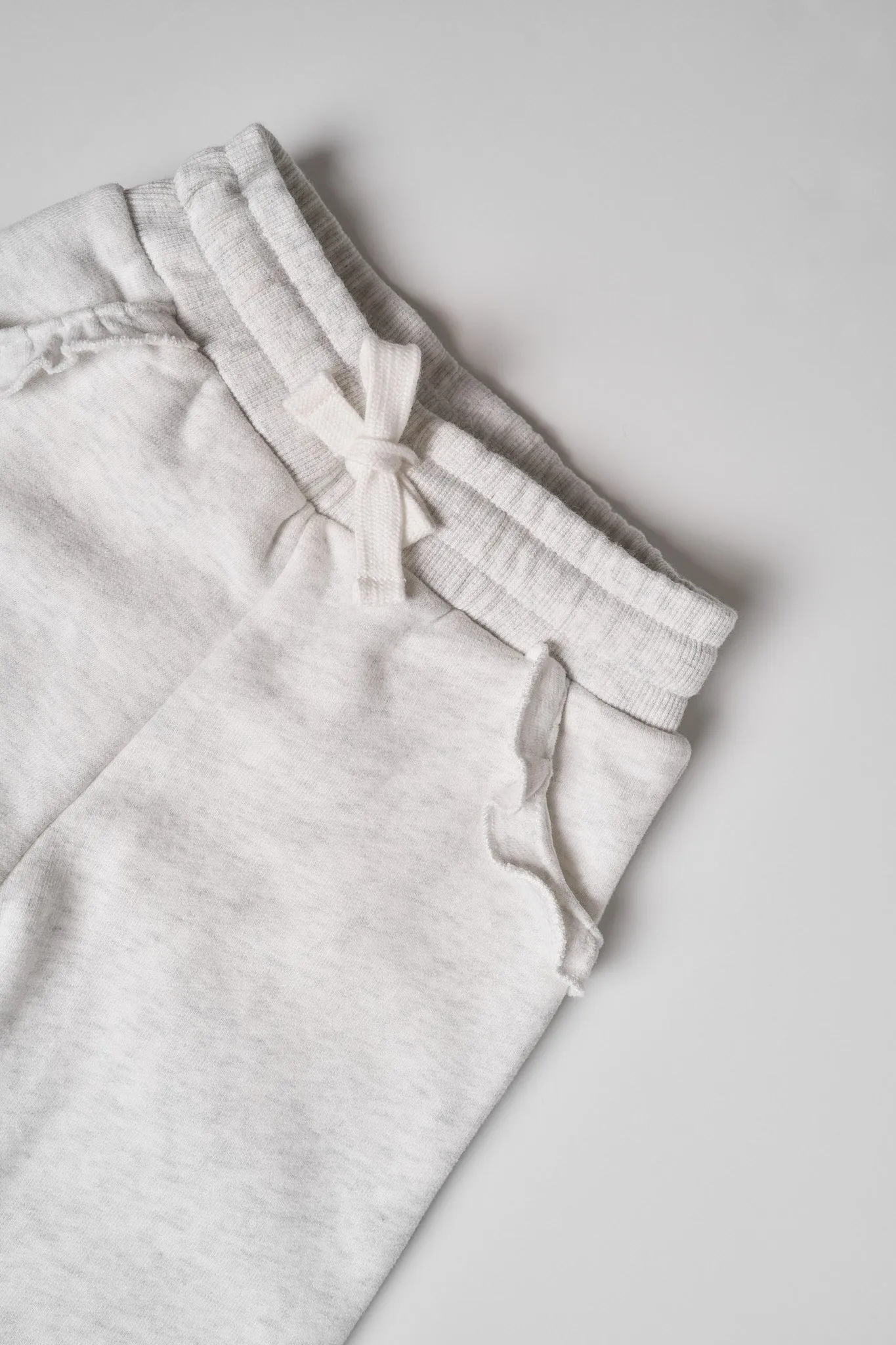 Ruffle Sweatpant - Grey