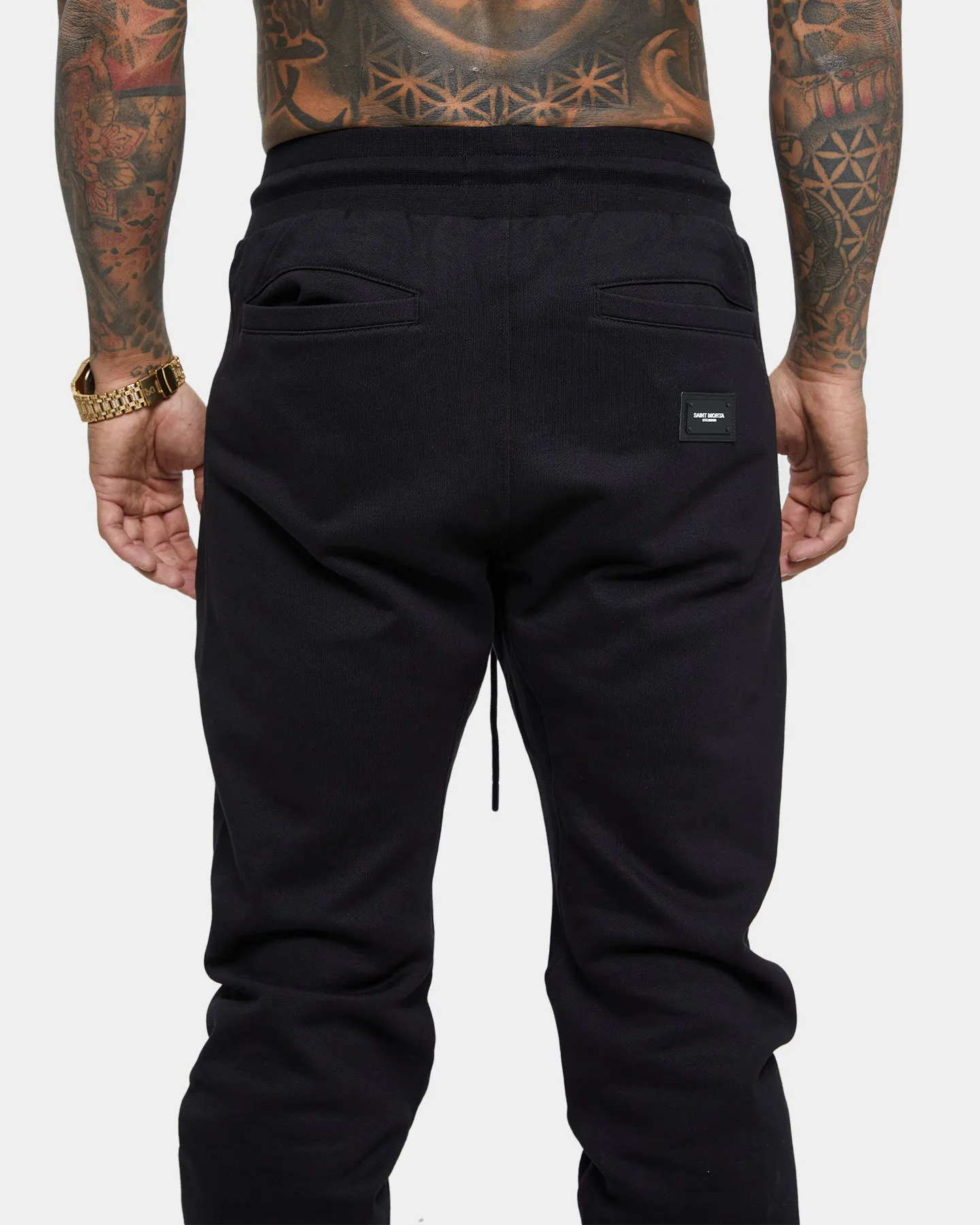 Saint Morta Annex Sweatpants Black/Gold