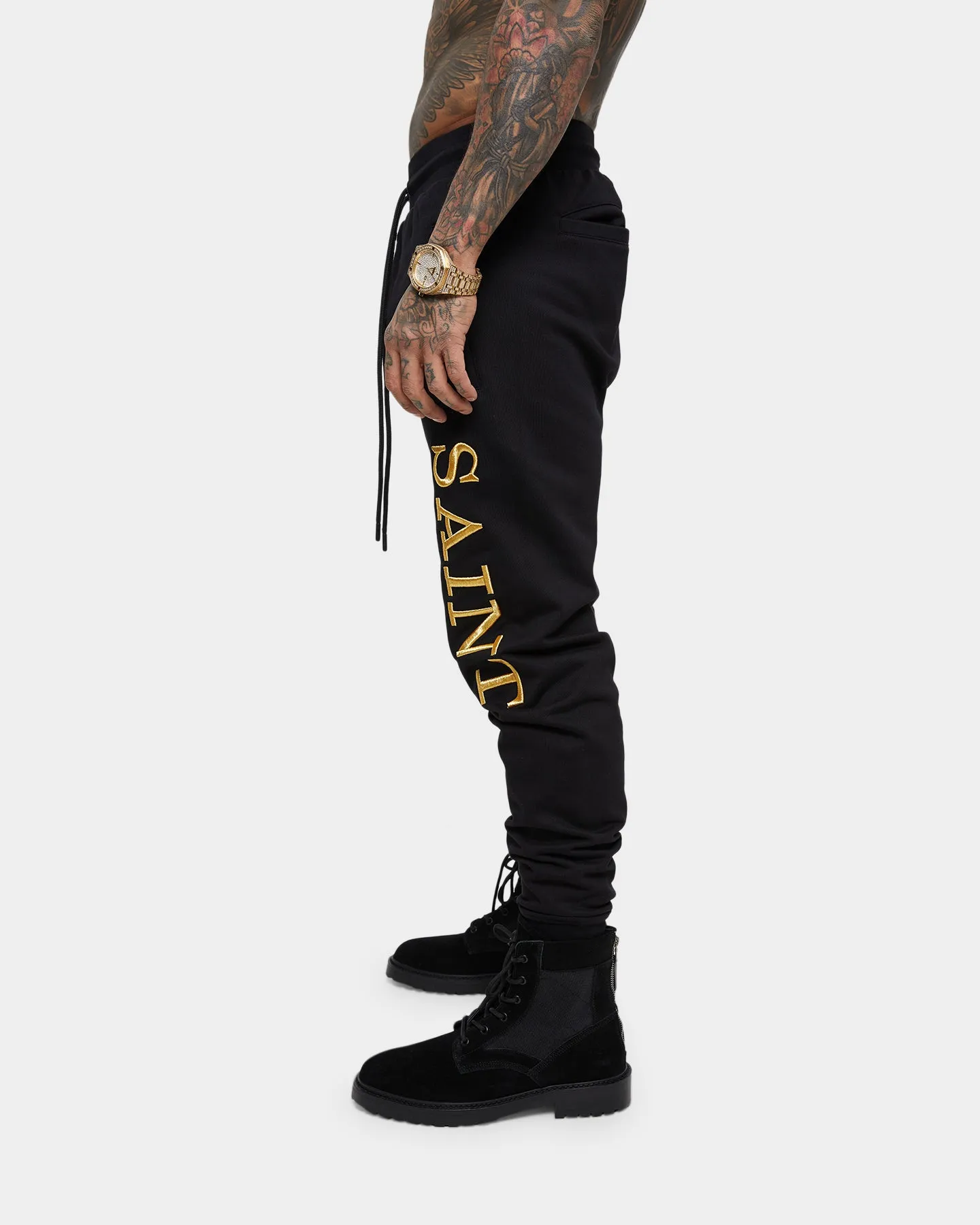 Saint Morta Annex Sweatpants Black/Gold