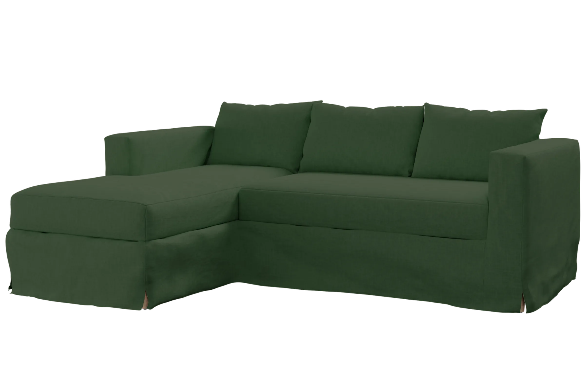 Slipcover: The Essential Sectional in Hemp