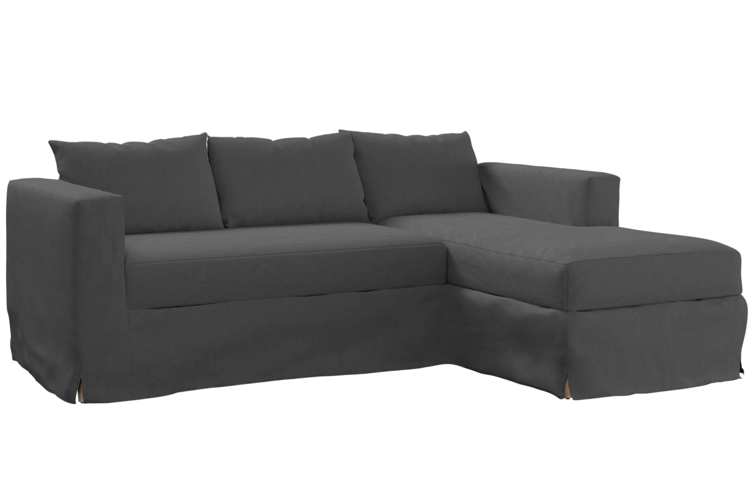 Slipcover: The Essential Sectional in Hemp