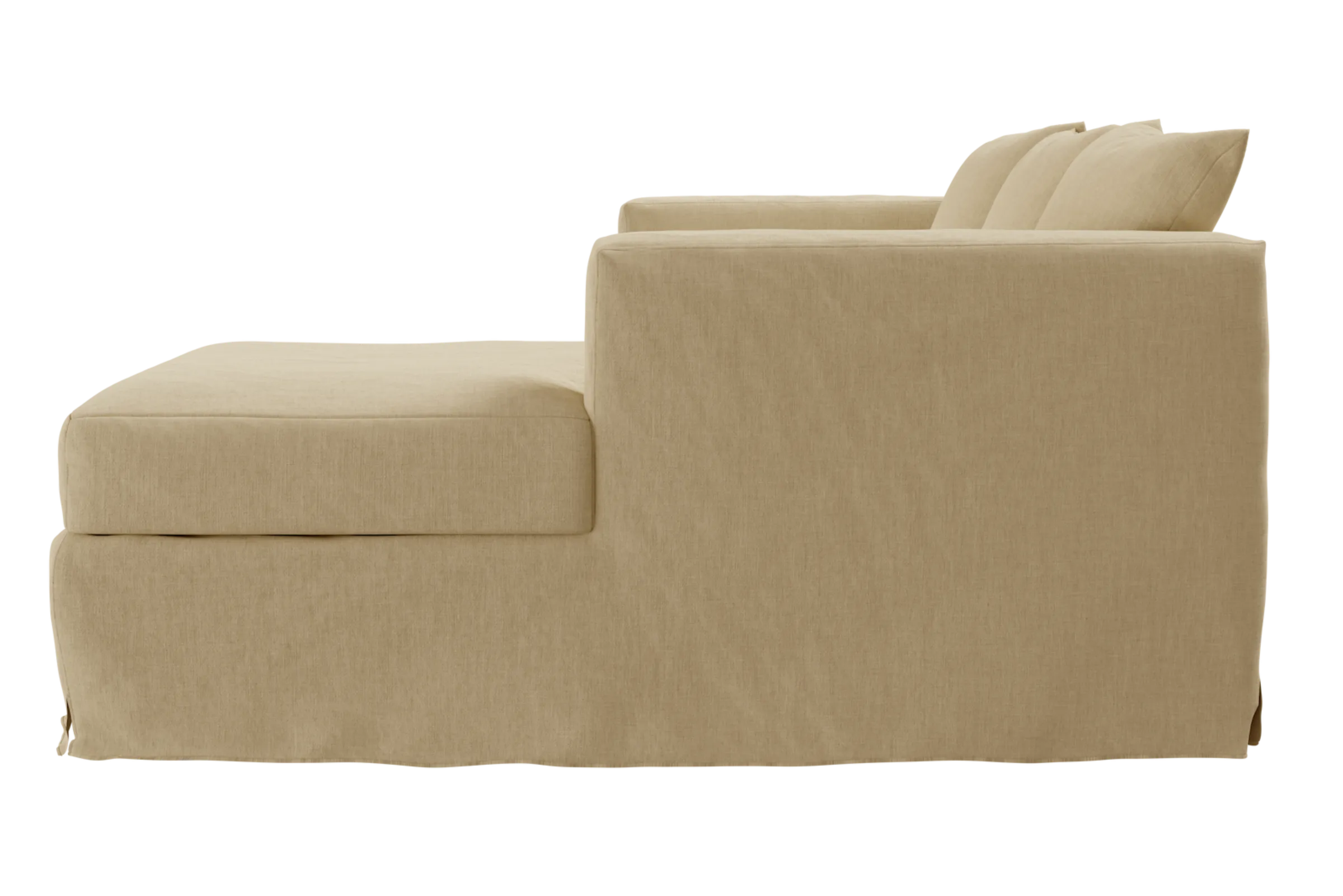 Slipcover: The Essential Sectional in Hemp