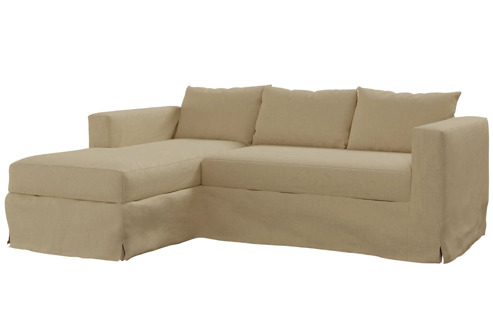 Slipcover: The Essential Sectional in Hemp