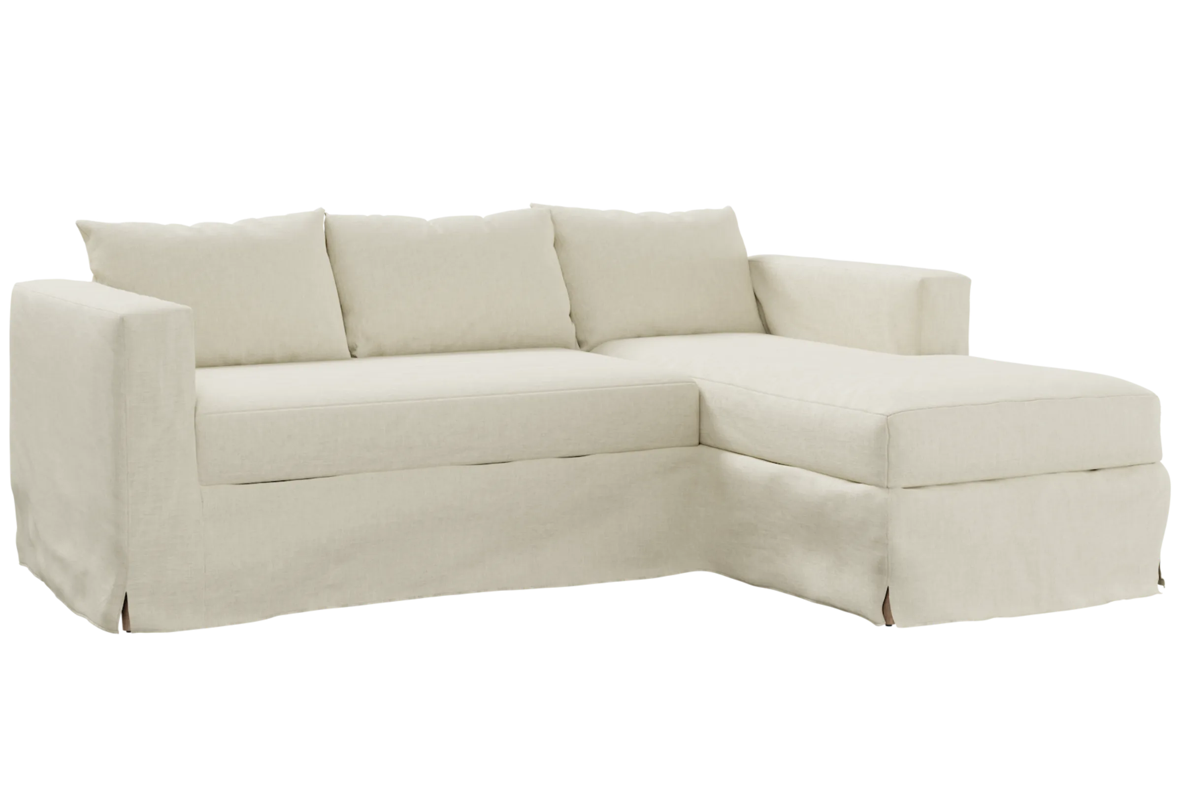 Slipcover: The Essential Sectional in Hemp