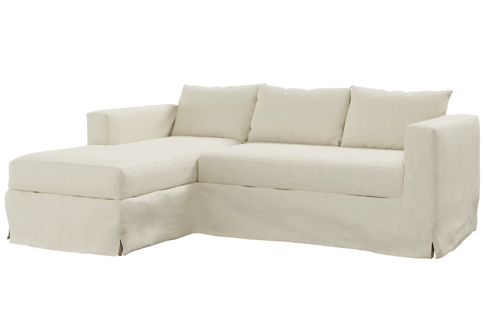 Slipcover: The Essential Sectional in Hemp