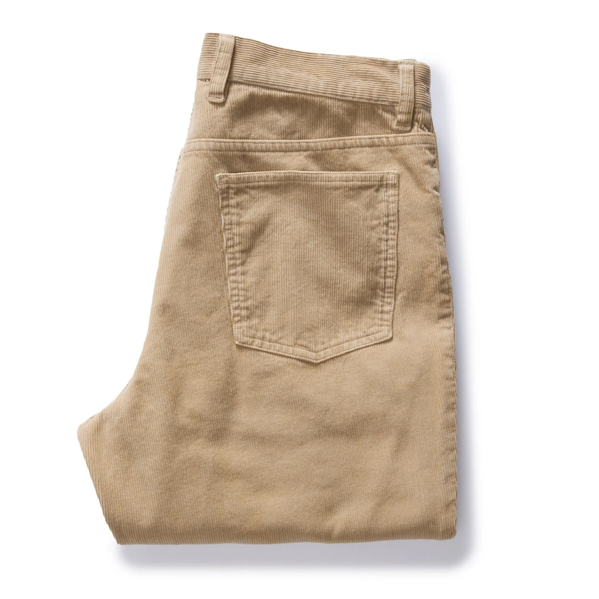 The Democratic 5-Pocket Pant in Washed Khaki Corduroy