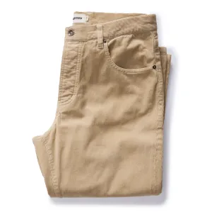 The Democratic 5-Pocket Pant in Washed Khaki Corduroy