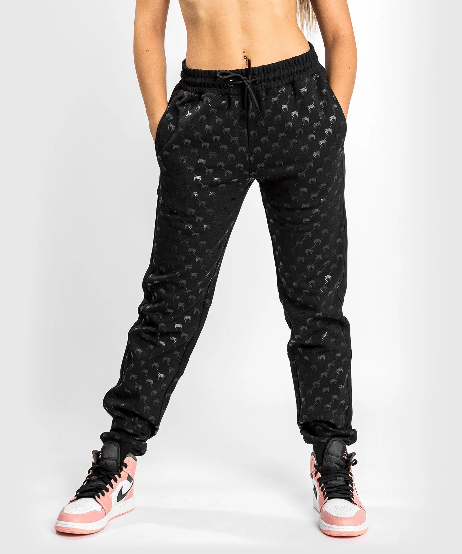 Venum Monogram Joggers - For Women - Black/Pink Gold